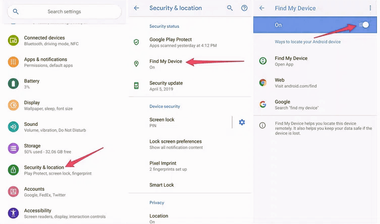 How to recover stolen or lost Android phone? 2 Find-My-Device-turned-on