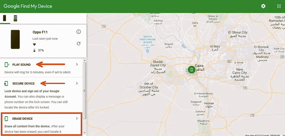How to recover stolen or lost Android phone? 4 Use-the-Find-My-Device-service