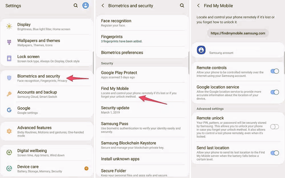 How to recover stolen or lost Android phone? 3 activate-the-Find-My-Mobile-service-on-Samsung-phones