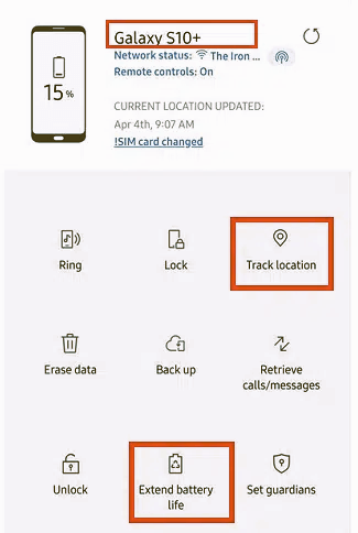 How to recover stolen or lost Android phone? 5 samsung-track