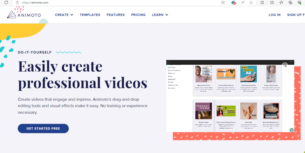Top 10 Tools Used by Brands for Social Media Marketing in 2024 7 animoto-tool