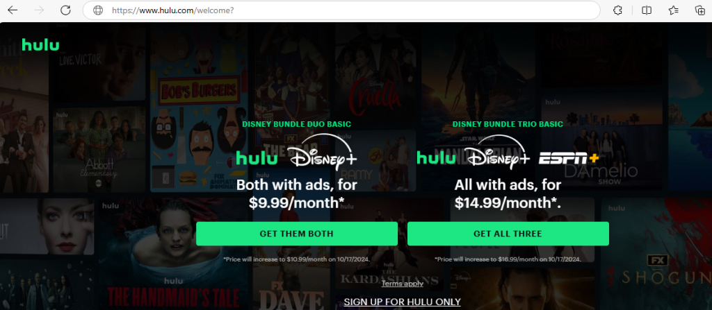 hulu-homepage