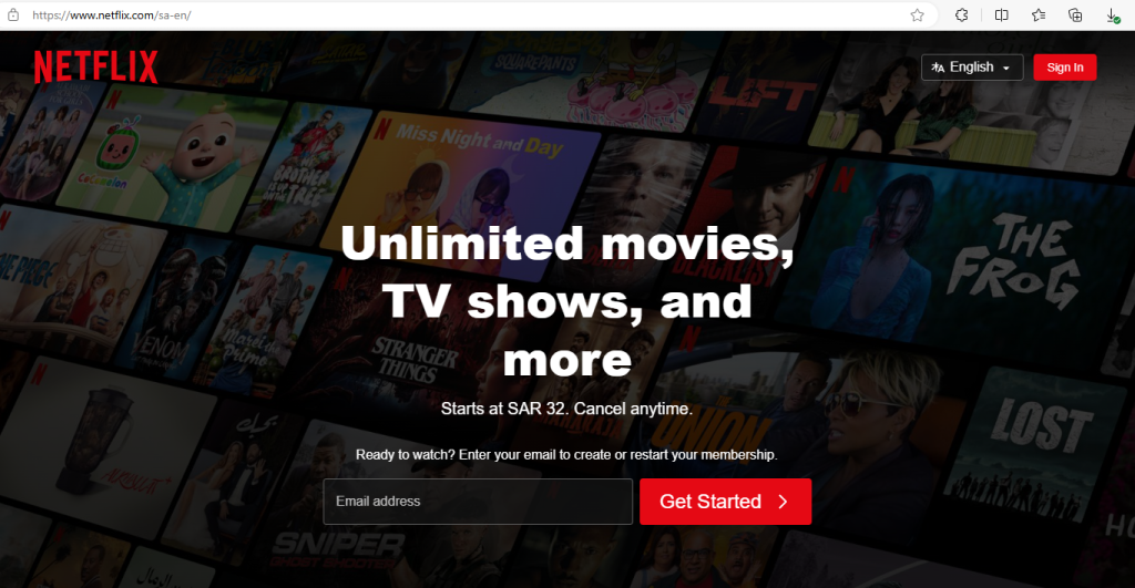 netflix-homepage