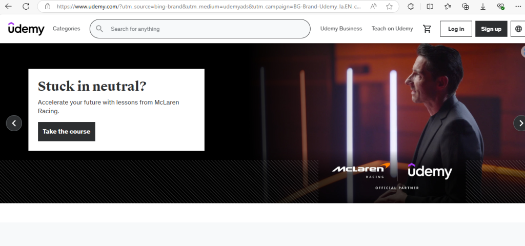 udemy-homepage