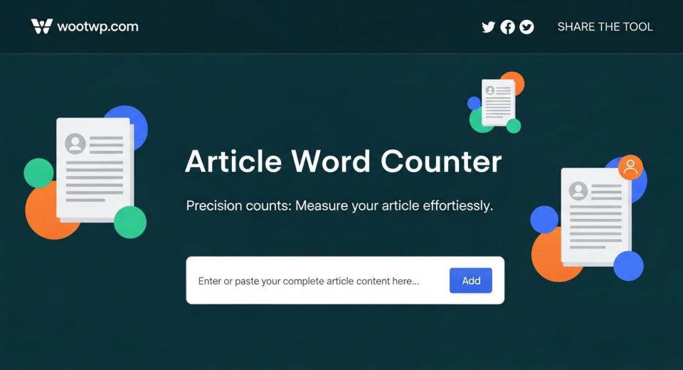 Article-Word-Counter