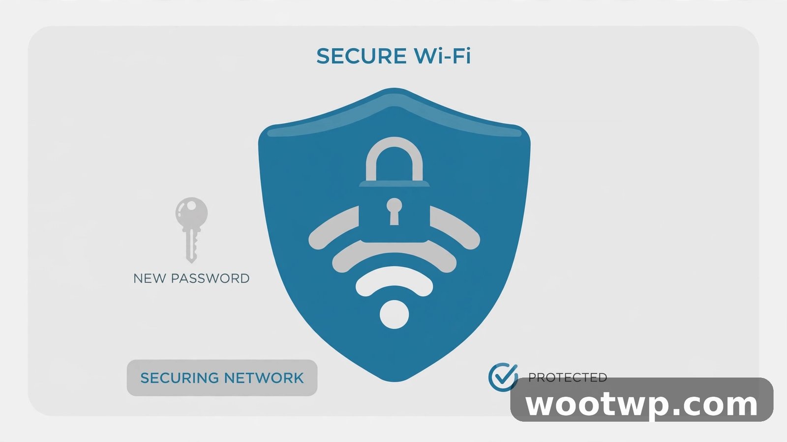 Securing your WiFi with a new password and WPA3 encryption