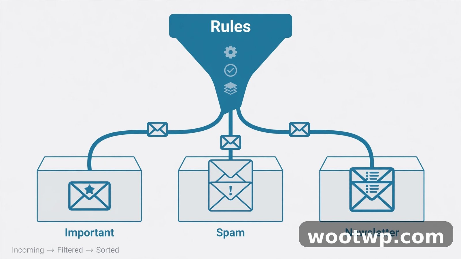 Gmail filter rules sorting emails automatically