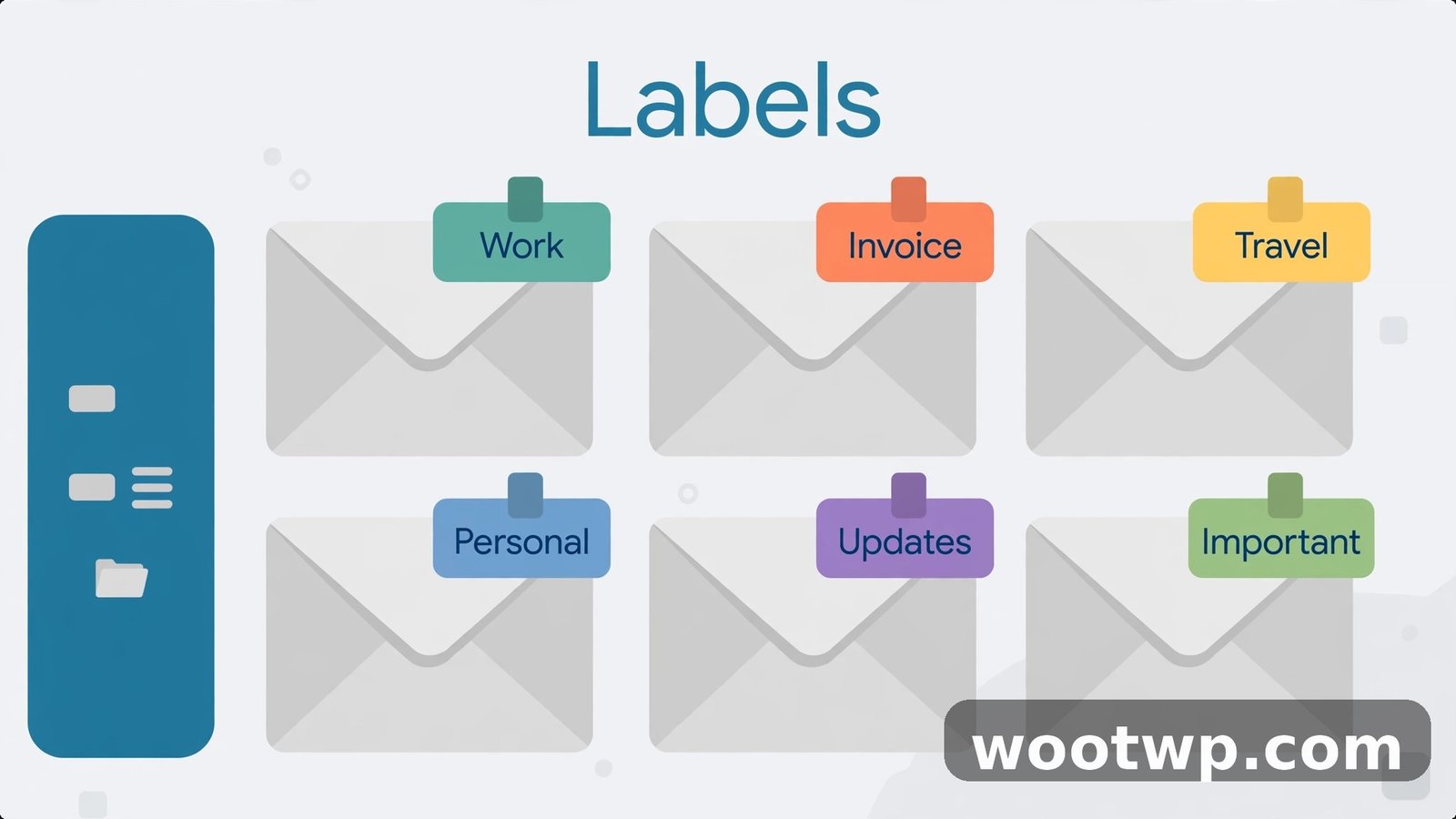 using Gmail labels to organize emails