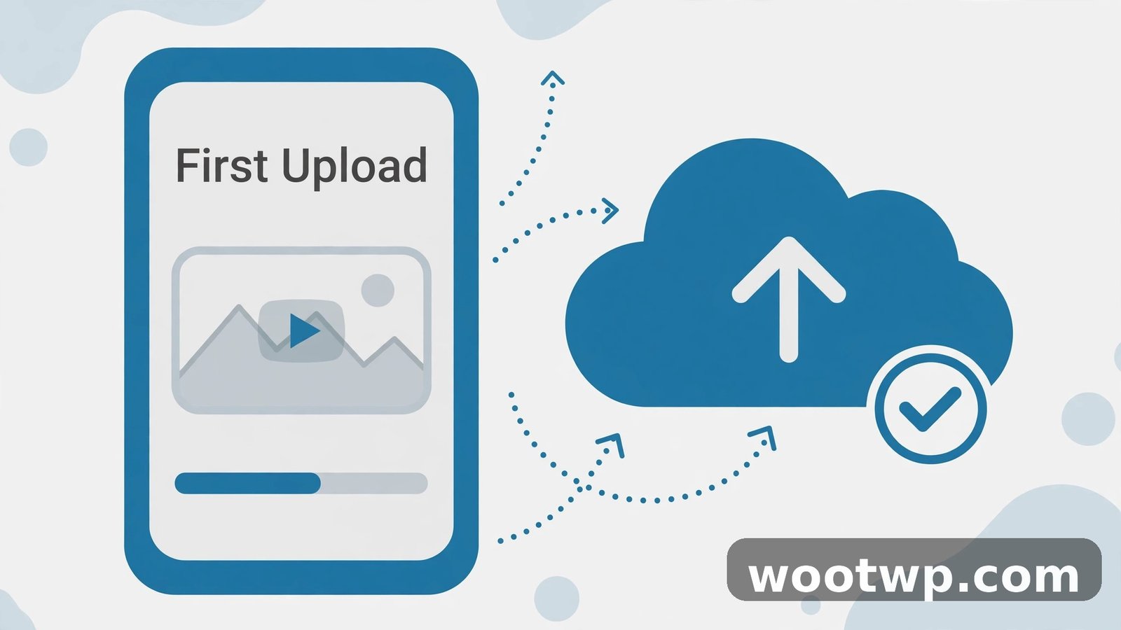 Uploading your first video from your phone