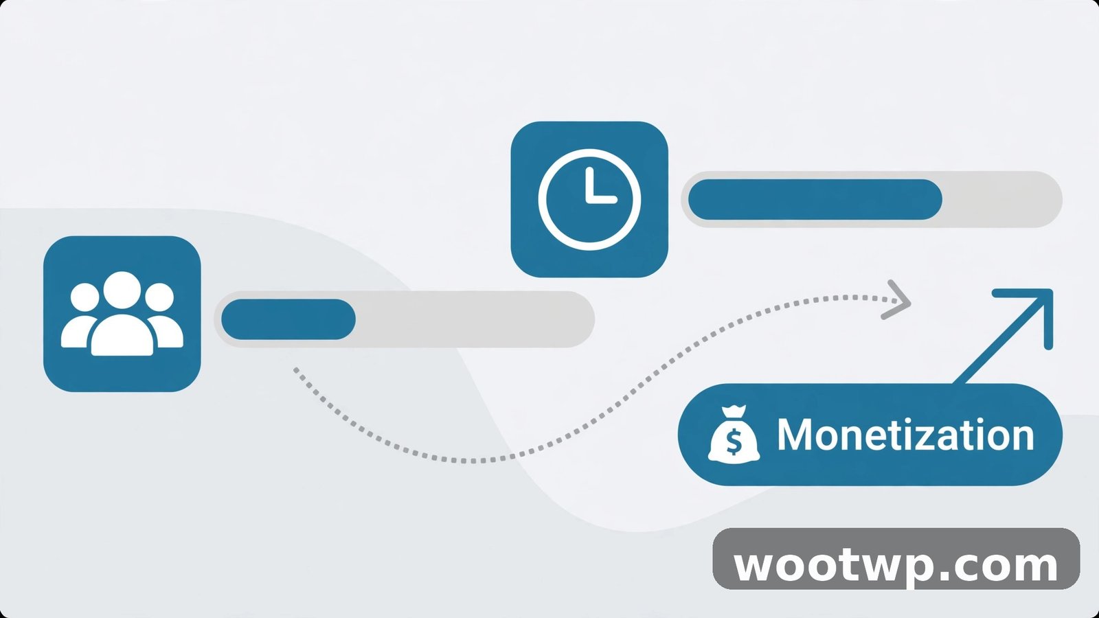 YouTube channel monetization requirements progress