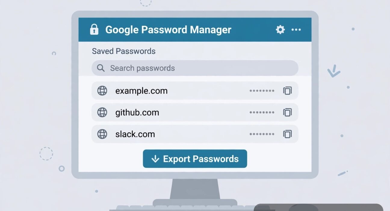 How to Export Saved Passwords From Chrome: 7 Easy Steps 1 How to export saved passwords from Chrome on desktop using Google Password Manager