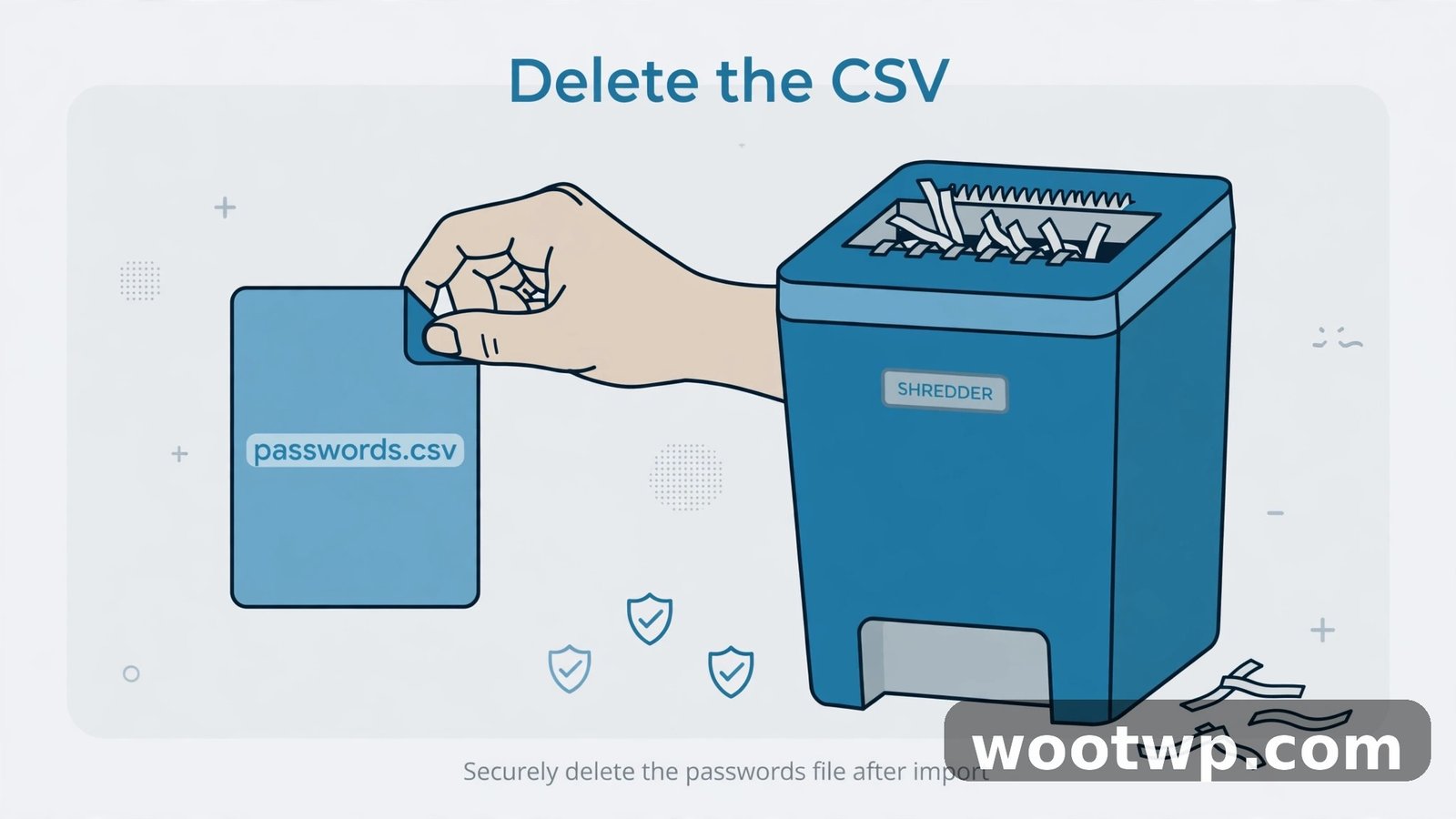 How to Export Saved Passwords From Chrome: 7 Easy Steps 5 Deleting the Chrome passwords CSV file after importing