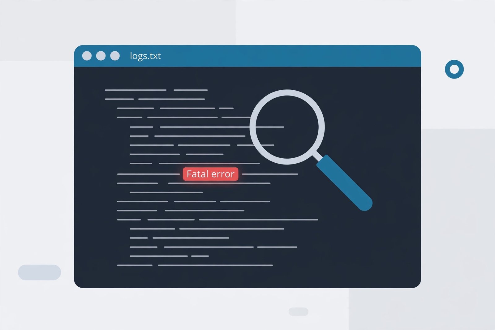 How to Fix 500 Internal Server Error in WordPress (11 Ways) 5 WordPress debug.log showing a fatal error highlighted