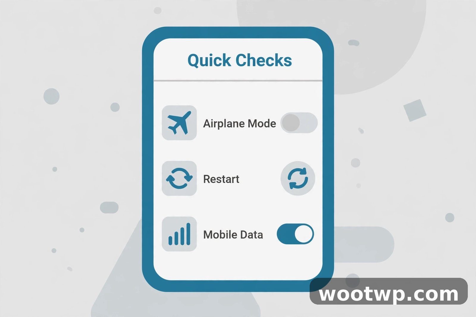 How to Fix Mobile Data Not Working on Android: 7 Easy Fixes 2 Quick checks to fix mobile data not working on Android: airplane mode and data toggle