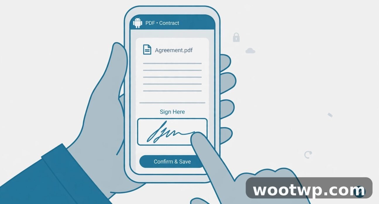how to add signature to pdf on android featured
