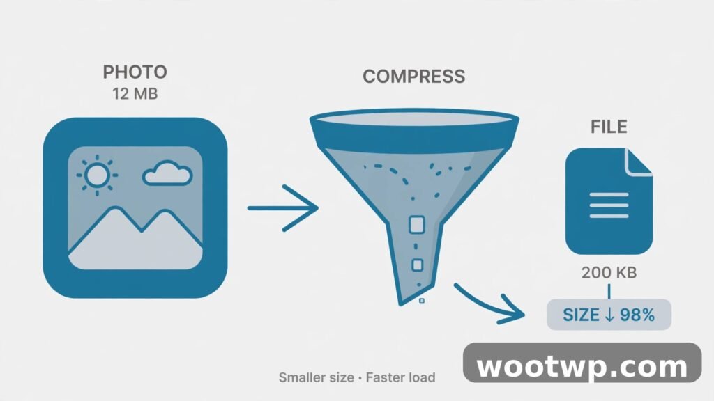 How to compress images without losing quality - photo shrinking into a small file without visible changes