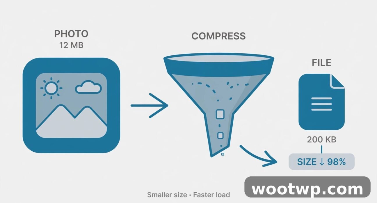 How to Compress Images Without Losing Quality: 7 Easy Tips 1 How to compress images without losing quality - photo shrinking into a small file without visible changes