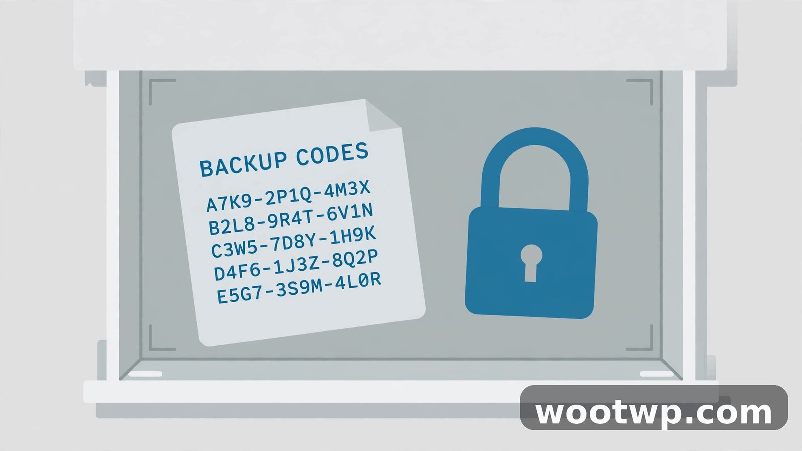 How to Enable Two-Factor Authentication on Instagram: 6 Easy Steps 4 Instagram backup codes written on paper beside a padlock for account recovery
