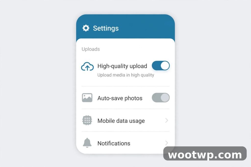 How to Fix Blurry Instagram Stories: 9 Proven Ways to Stay Sharp 2 Instagram media quality settings with high-quality upload switched on