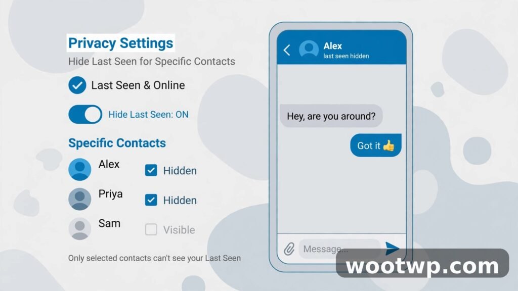 how to hide last seen on whatsapp for specific contacts featured