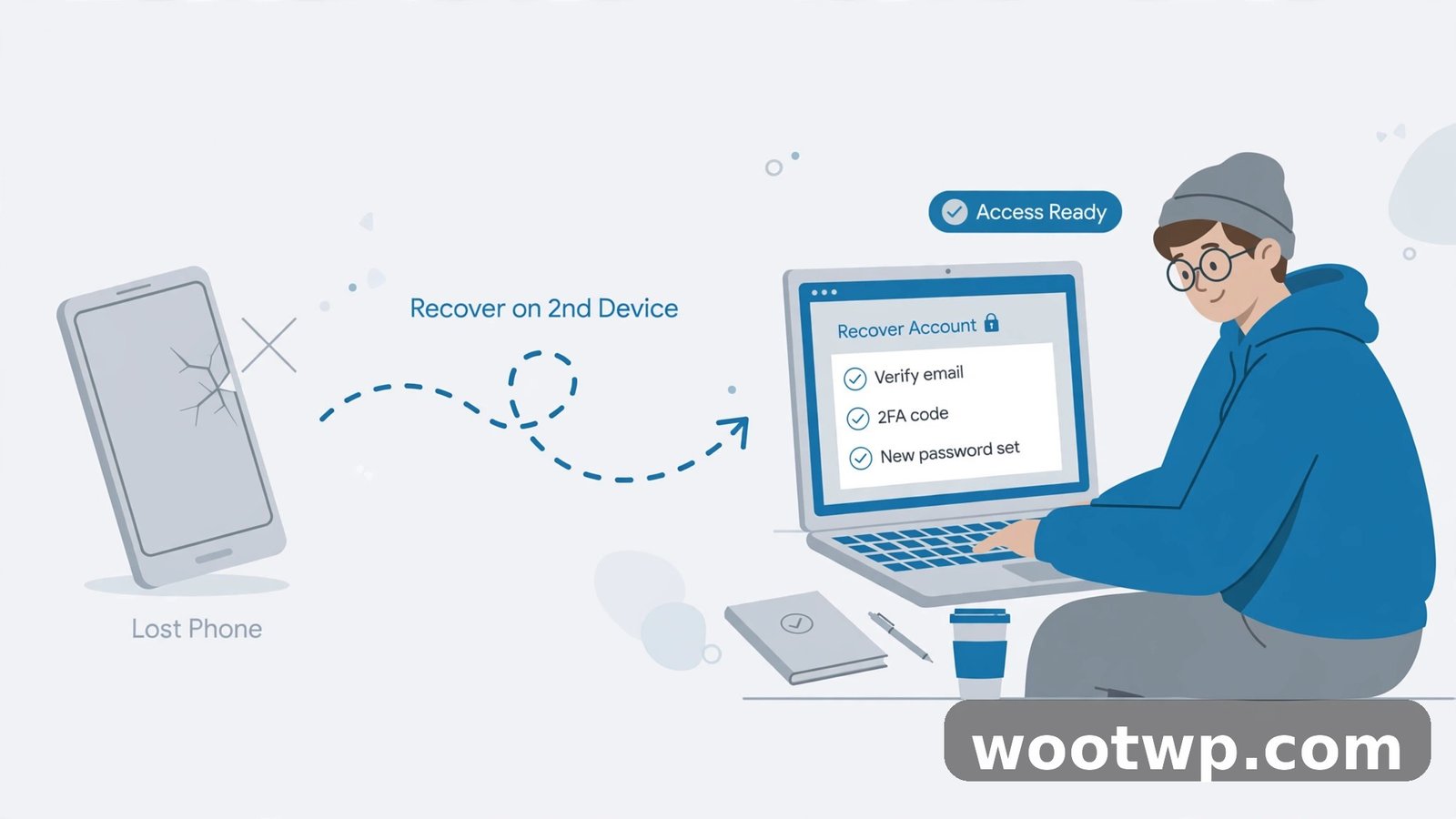 How to Use Passkeys Instead of Passwords on Google: 7 Easy Steps 5 Recovering a Google account from a second device after losing a phone
