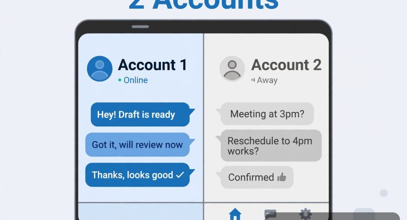how to use two whatsapp accounts on one android phone featured