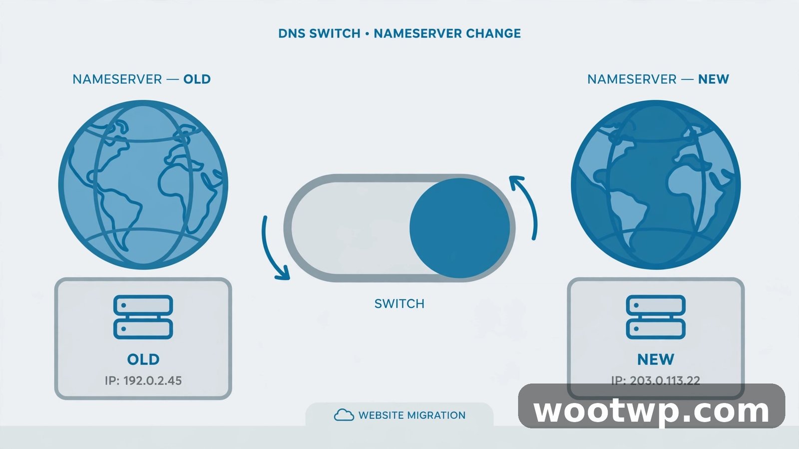 Switching DNS from old host to new host with lowered TTL for zero downtime