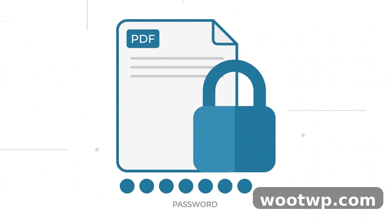 Protect PDF with password for free on any device