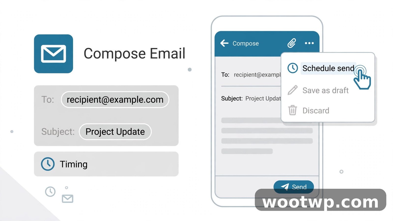 How to Schedule Emails in Gmail (Desktop, Android & iPhone) 3 Scheduling an email in the Gmail Android app