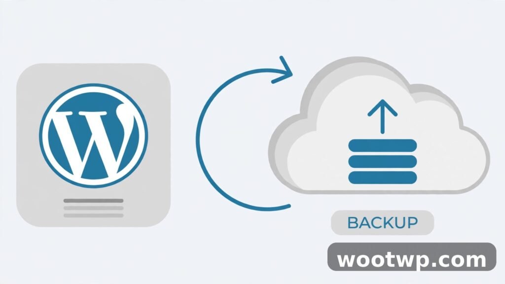 How to Secure a WordPress Website: 9 Proven Steps for 2026 4 Cloud backup illustration for regular WordPress site backups