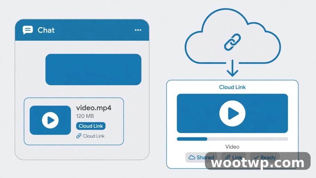 How to Send Large Videos on WhatsApp: 5 Proven Quality Tips 4 Sharing a large video through a Google Drive cloud link in WhatsApp
