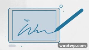 Stylus drawing a clean signature on a tablet screen