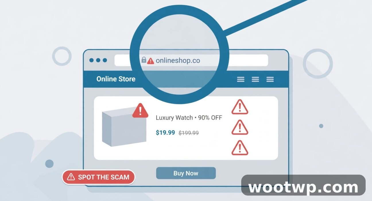 spot fake online shopping website featured